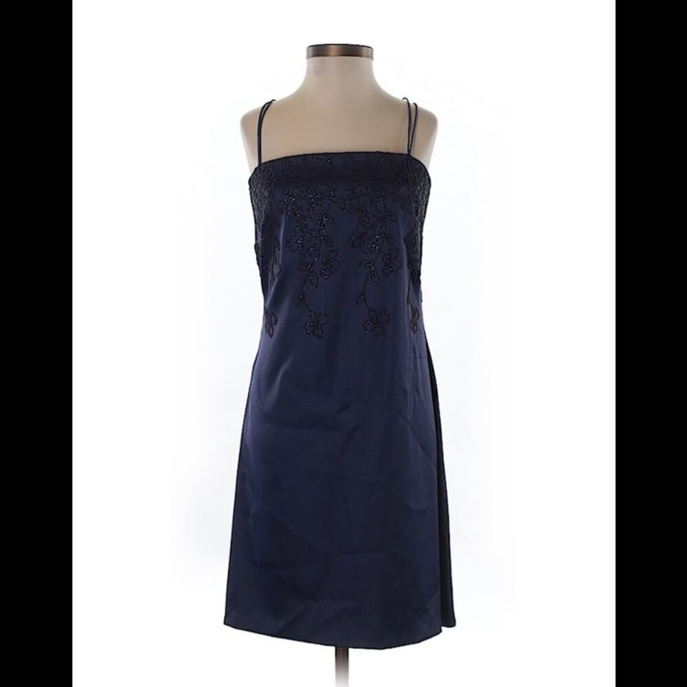 90s‎ Y2K IN San Francisco purple beaded cocktail party dress, 11